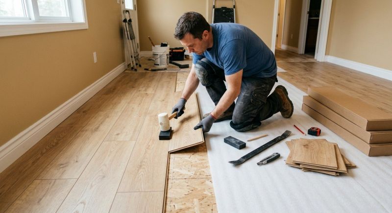 Laminate Floor Installation in Cape Elizabeth, ME
