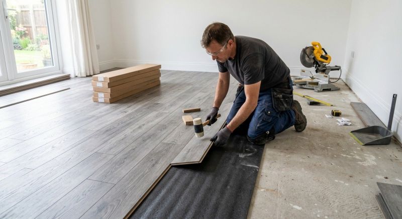 Laminate Floor Installation in Portland, ME