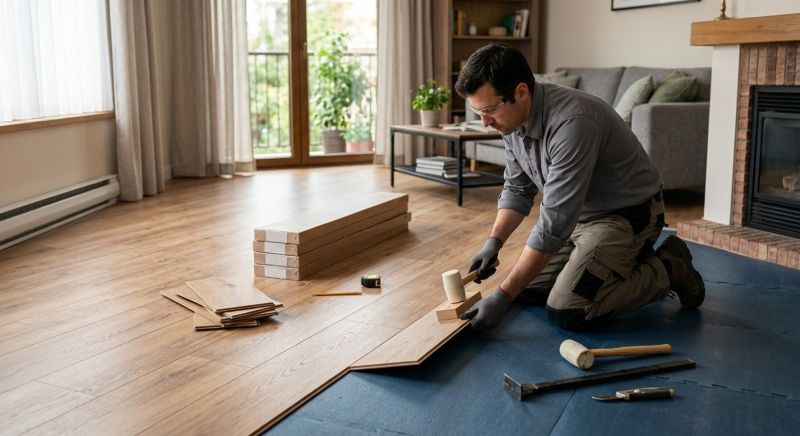 Laminate Floor Installation in Old Orchard Beach, ME