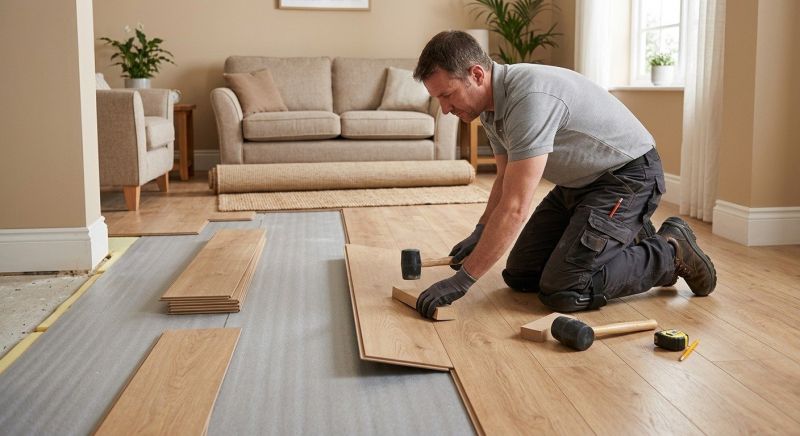Laminate Floor Installation in Topsham, ME