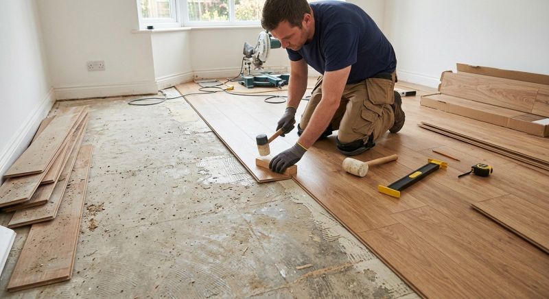 Laminate Floor Replacement in Saco, ME