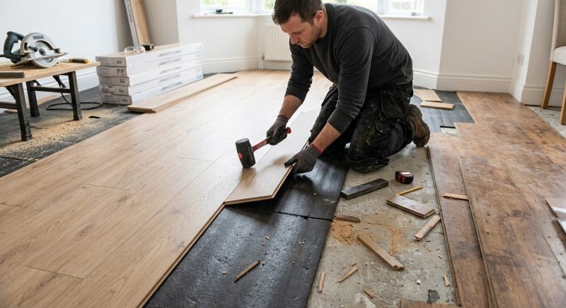 Laminate Floor Replacement in Waterboro, ME