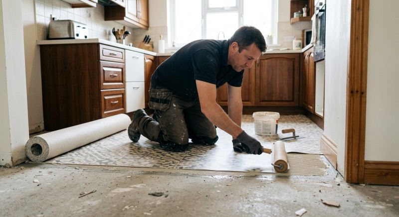 Linoleum Floor Installation in Gorham, ME