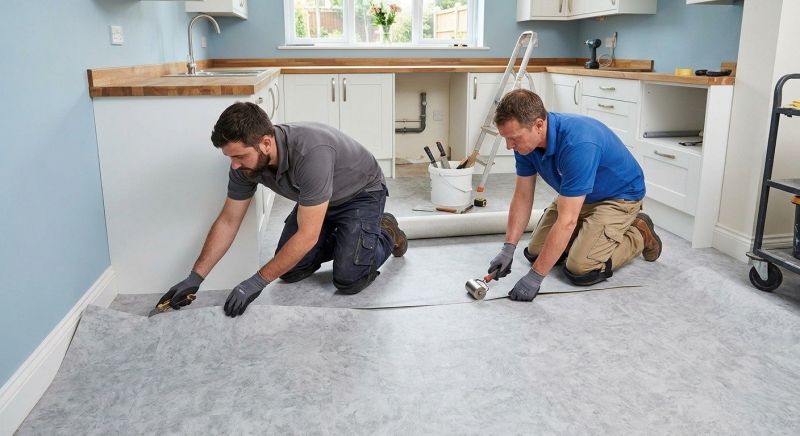 Linoleum Floor Installation in Portland, ME