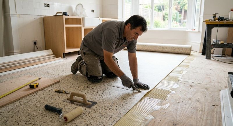 Linoleum Floor Installation in Phippsburg, ME