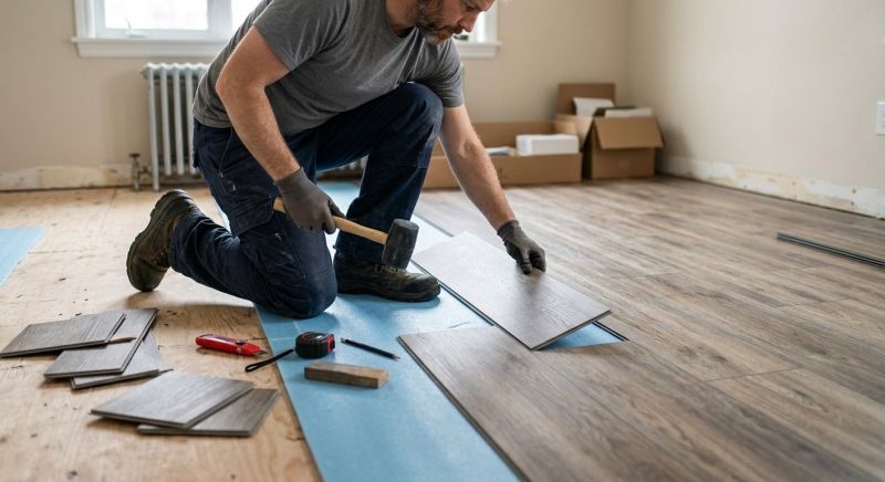 Linoleum Floor Installation in Saco, ME