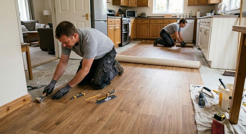 Linoleum Flooring Replacement in Portland, ME