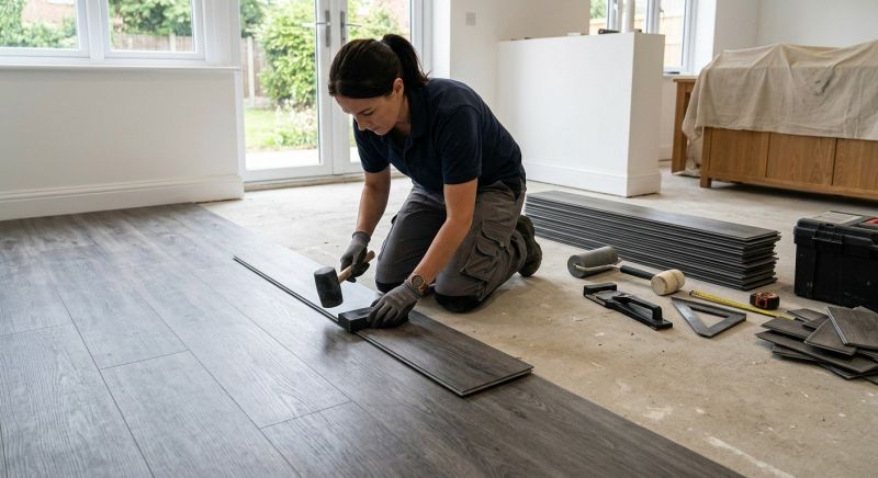 Luxury Vinyl Tile Installation in Portland, ME