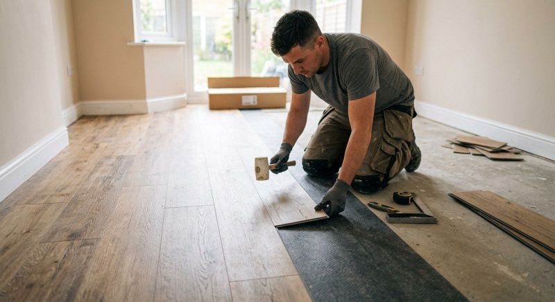 Luxury Vinyl Tile Installation in Windham, ME