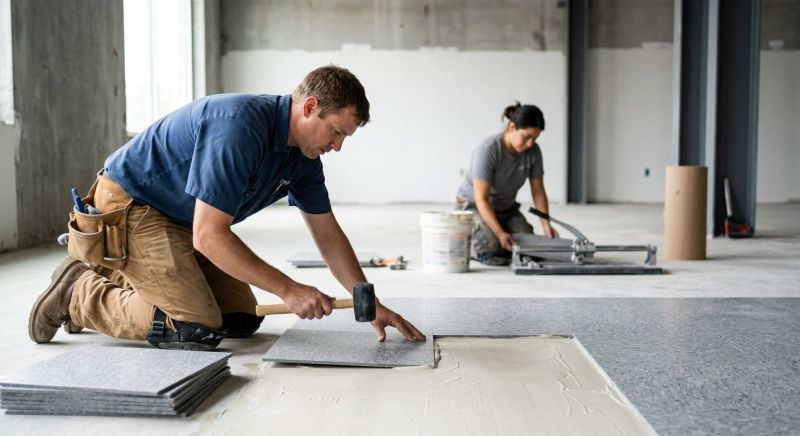 Lvt Flooring Installation in New Gloucester, ME