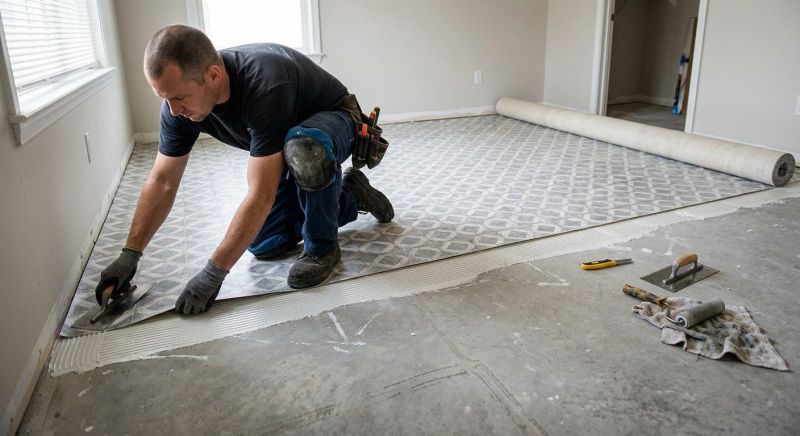 Sheet Flooring Installation in Freeport, ME