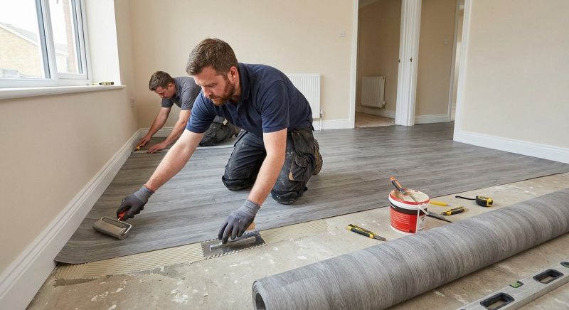 Sheet Flooring Installation in Portland, ME