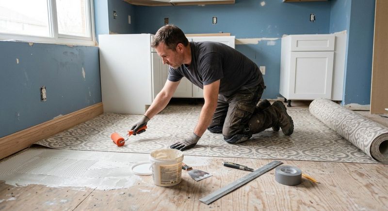 Sheet Flooring Installation in Windham, ME