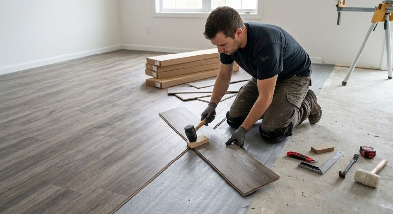 Vinyl Flooring Installation in Cumberland Center, ME