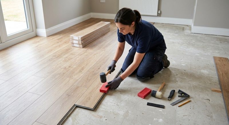 Vinyl Plank Floor Installation in Portland, ME