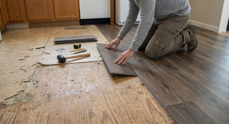 Vinyl Tile Replacement in Portland, ME