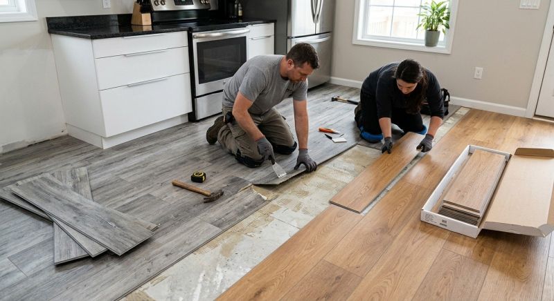 Vinyl Tile Replacement in Portland, ME